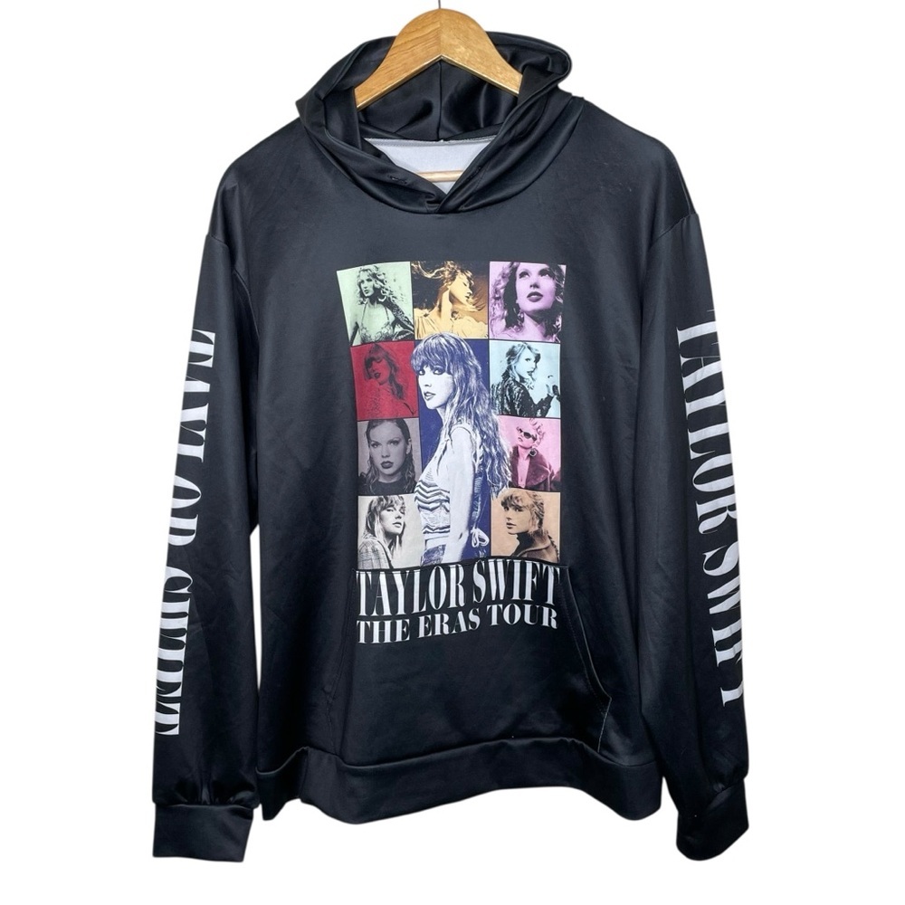 Taylor Swift THE ERAS TOUR Pullover Hoodie Black‎ - Picture 4 of 13